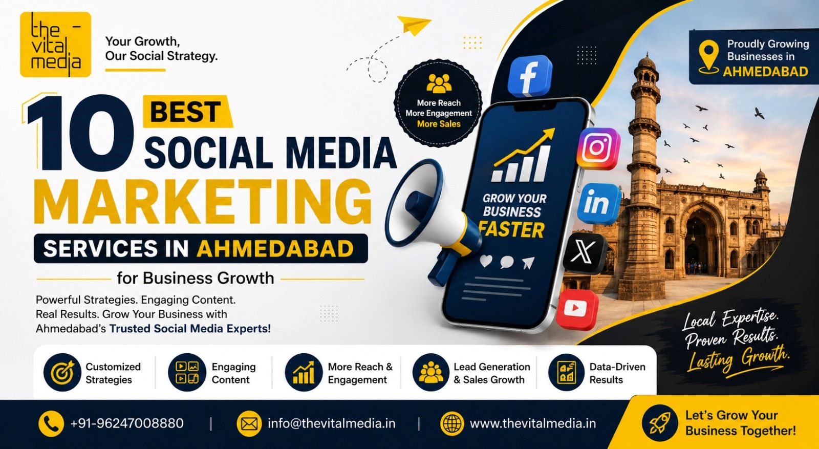 10 Best Social Media Marketing Services in Ahmedabad for Business Growth
