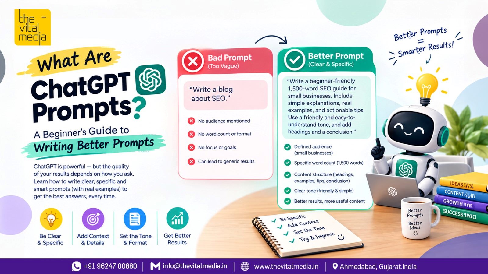 Difference Between Better ChatGPT Prompt VS Week ChatGPT Prompt