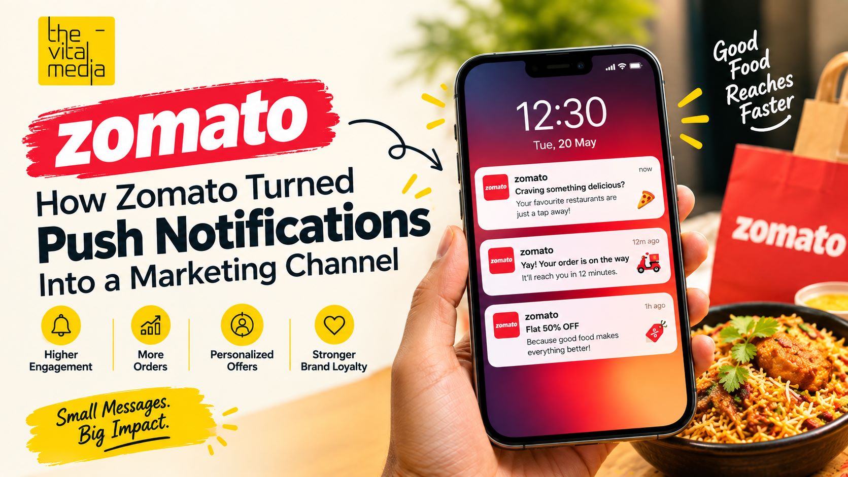 How Zomato Turned Push Notifications Into a Marketing Channel | The Vital Media