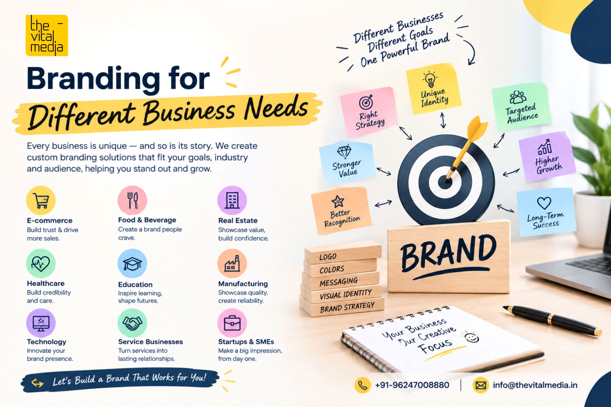 Branding for Different Business Needs | The Vital Media