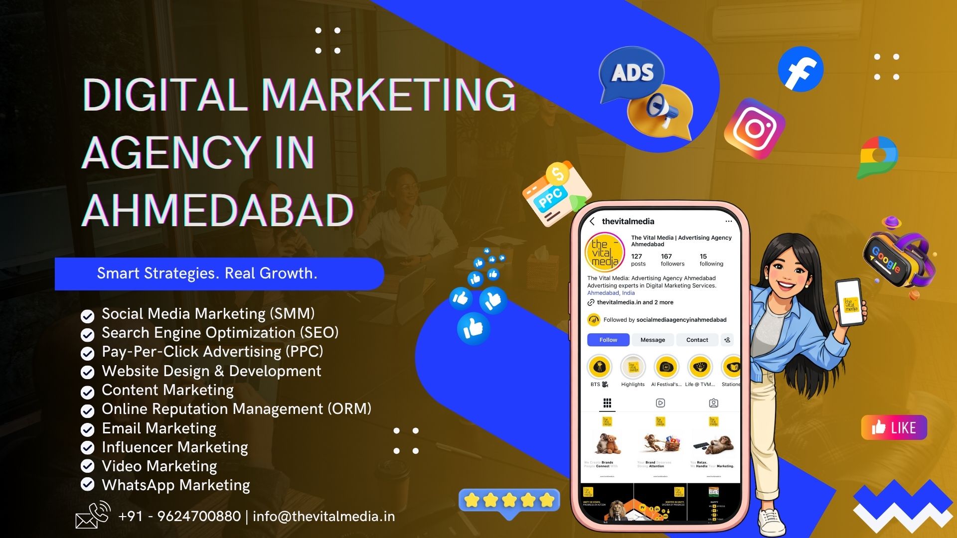Digital Marketing Agency in Ahmedabad | The Vital Media