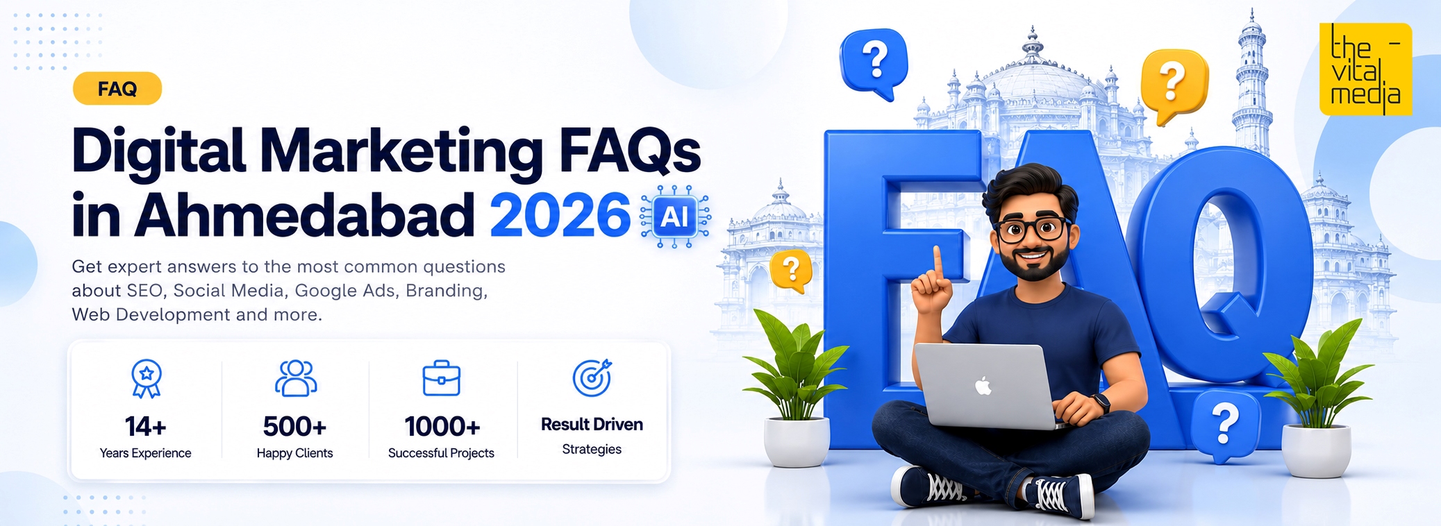 Digital Marketing FAQs Ahmedabad 2026 | SEO, AEO & AI Marketing Guide