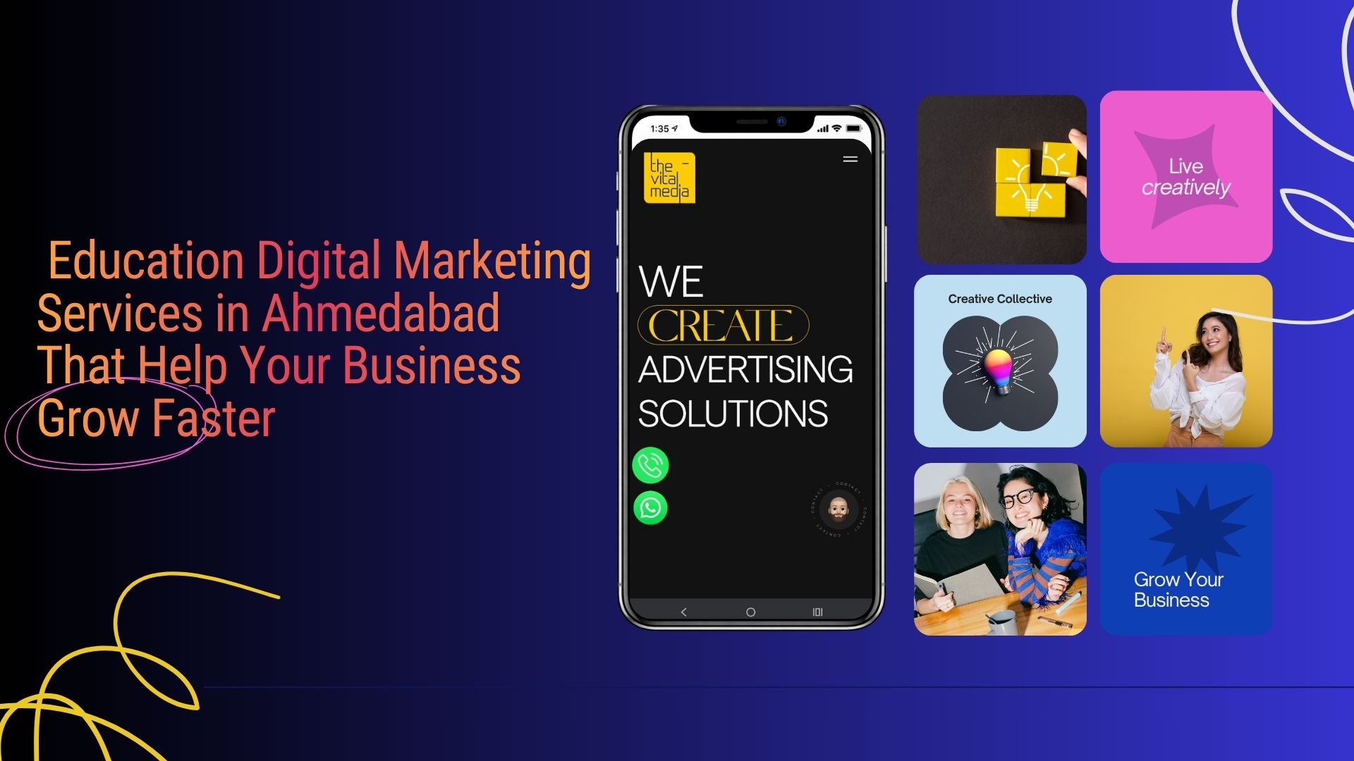 Digital Marketing Agency for Education Industry Ahmedabad | The Vital Media 