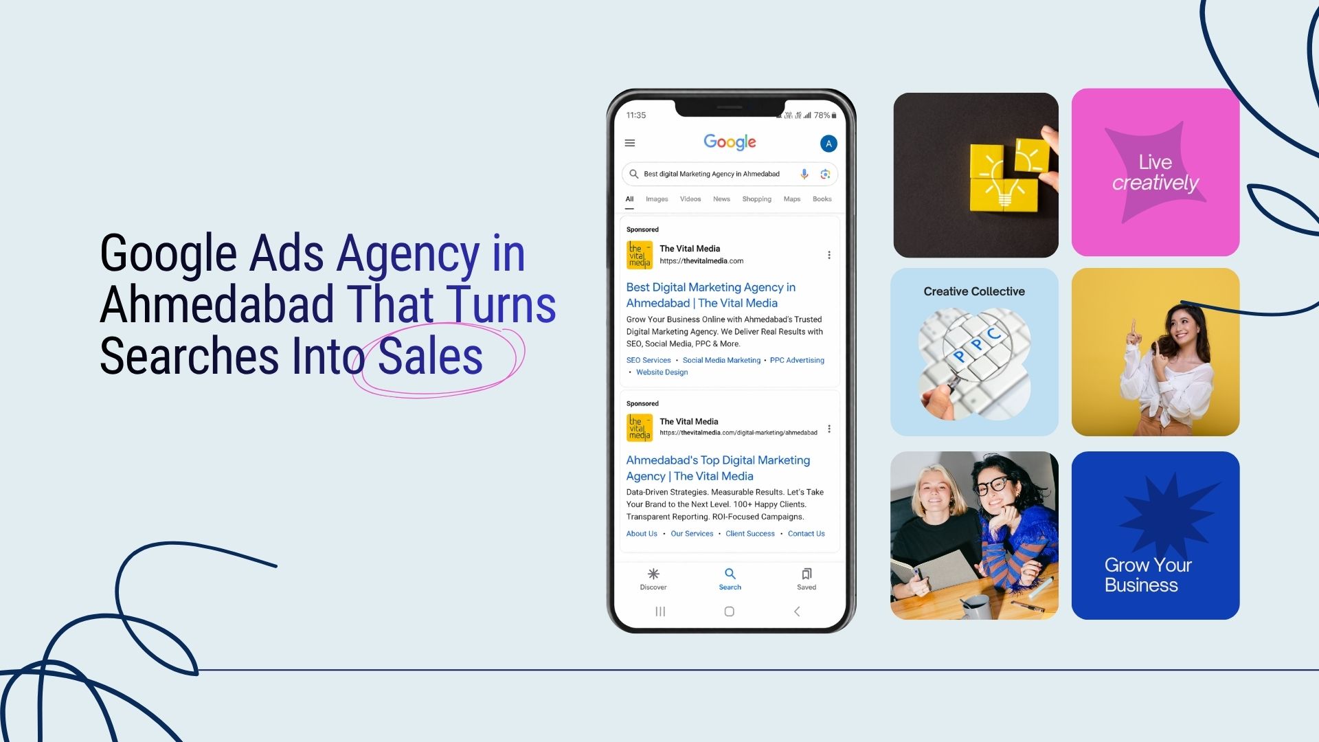 Google Ads Agency in Ahmedabad – Turn Searches Into Sales | The Vital Media 