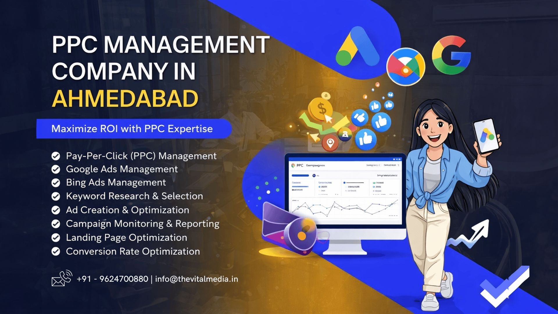 PPC Management Company in Ahmedabad | The Vital Media