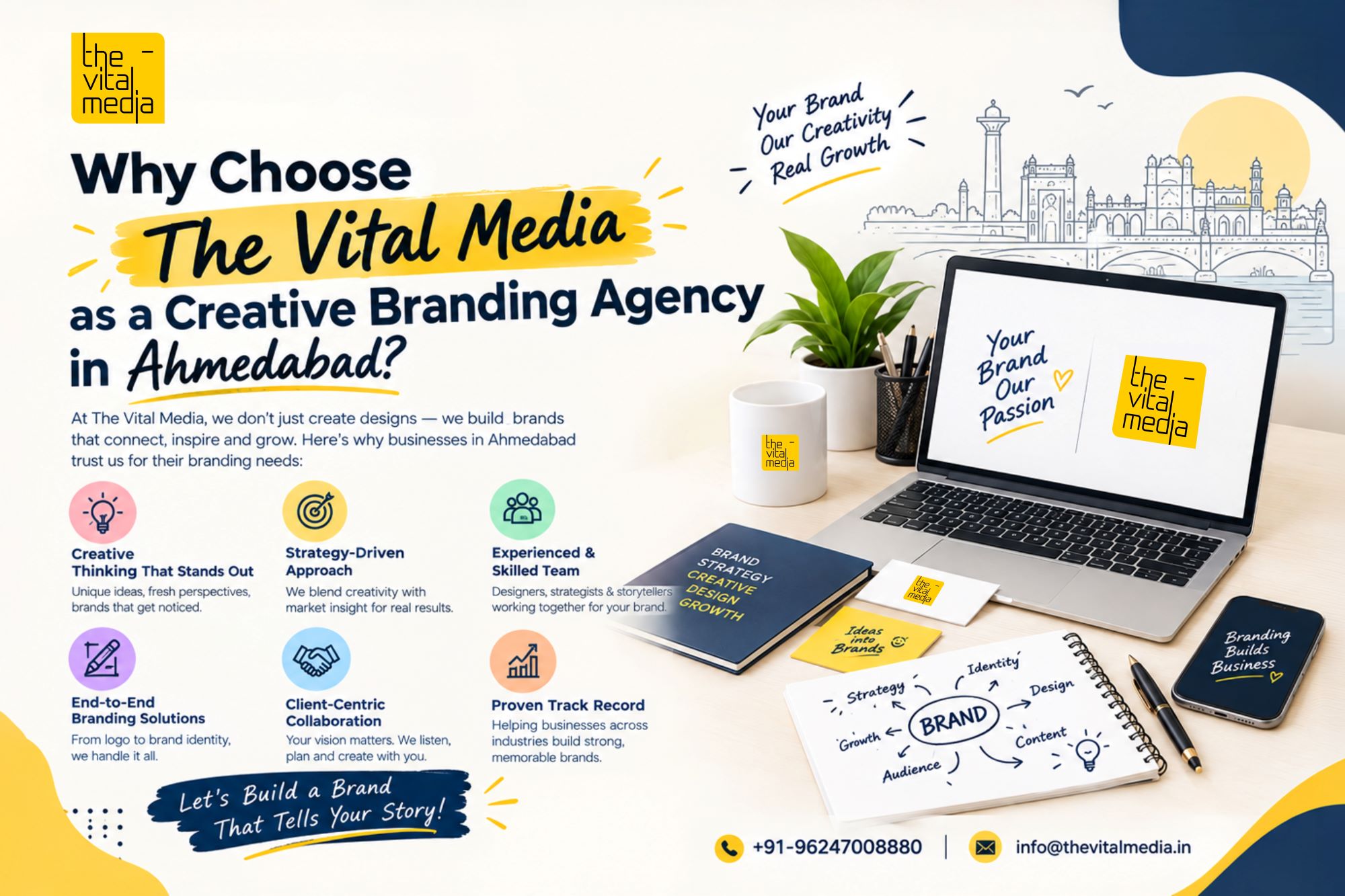 Why Choose The Vital Media as a Creative Branding Agency in Ahmedabad | The Vital Media